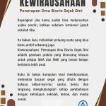 Kewirausahaan | Penerapan Ilmu Bisnis Sejak Dini | Untuk Siswa