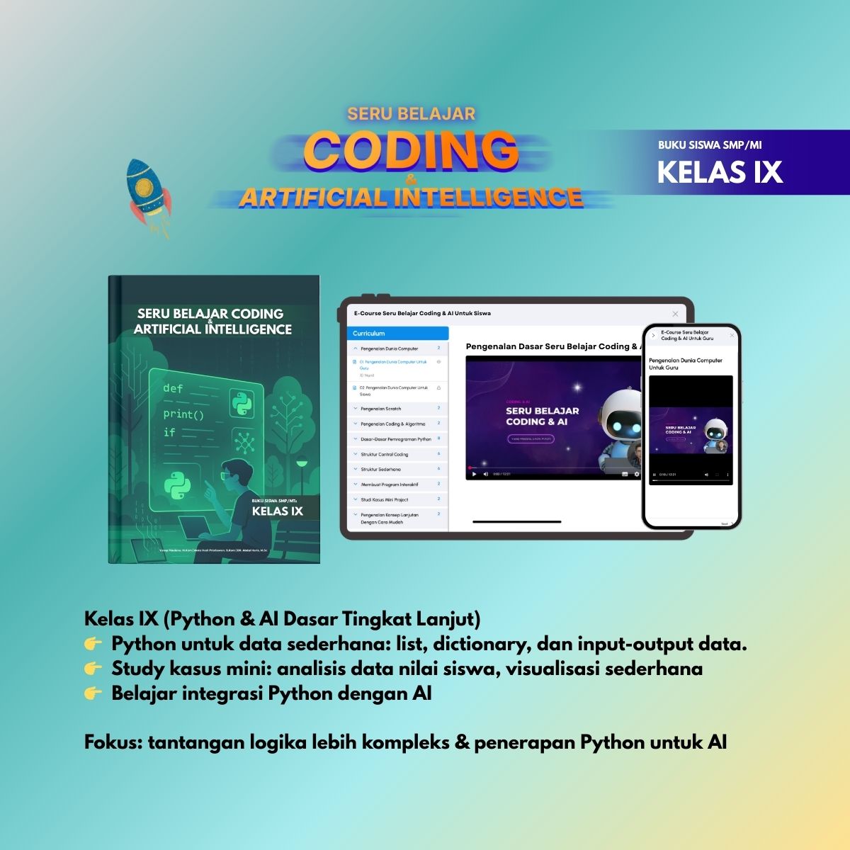 Seru Belajar Coding dan Artificial Intelligence | Buku Siswa (Kelas IX)