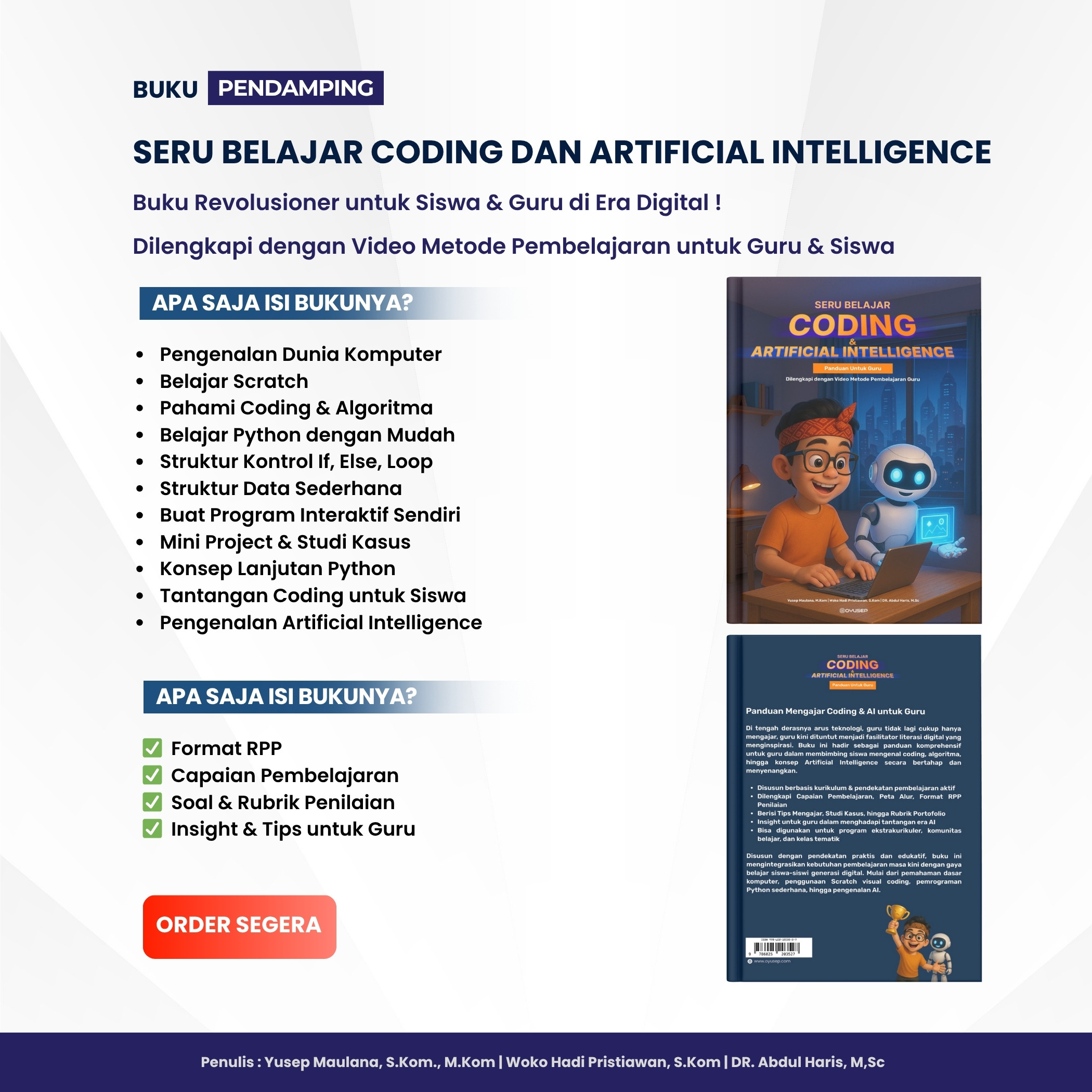 Seru Belajar Coding dan Artificial Intelligence | Buku Siswa (Kelas IX) - Image 2