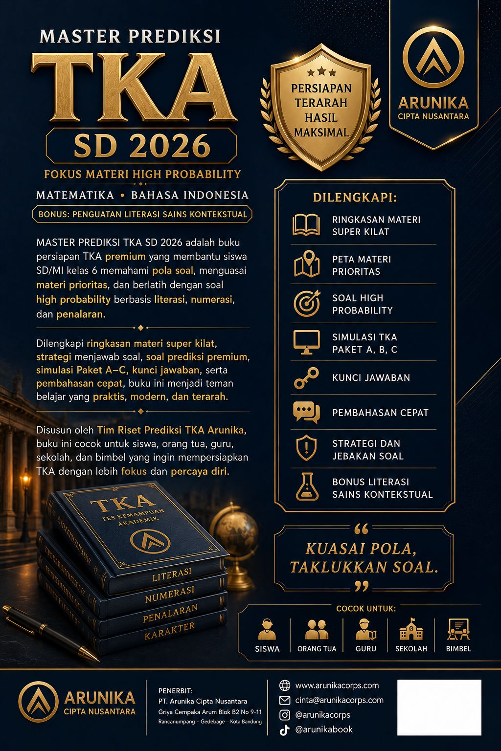 Master Prediksi TKA SD 2026 - Focus Materi High Probability