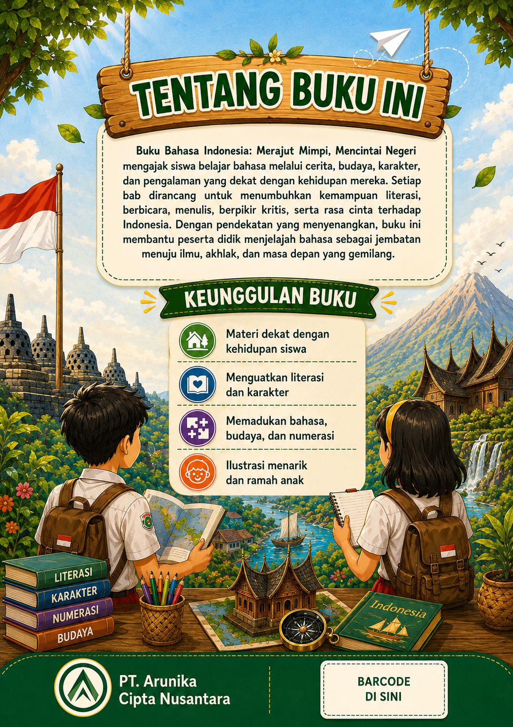 Bahasa Indonesia - Merajut Mimpi    Mencintai Negeri