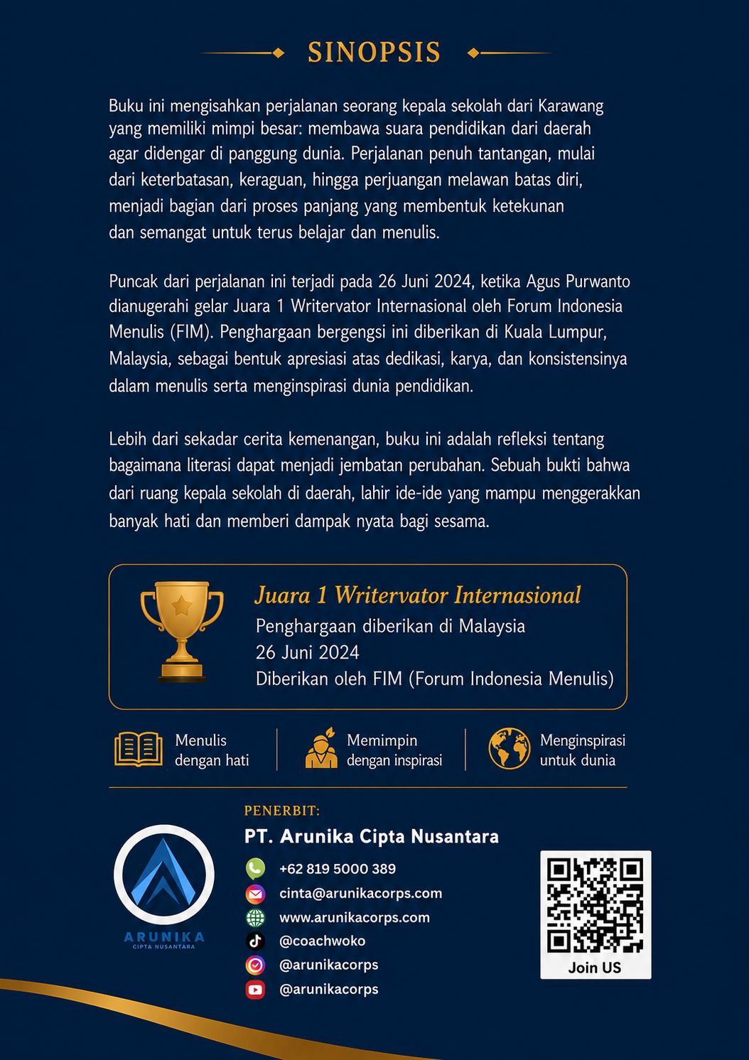 Perjalanan Sang Writervator